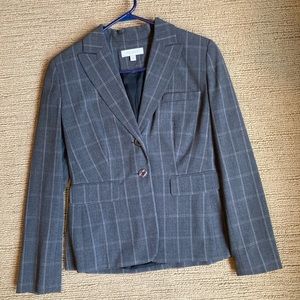 Ann Taylor Gray striped pant suit